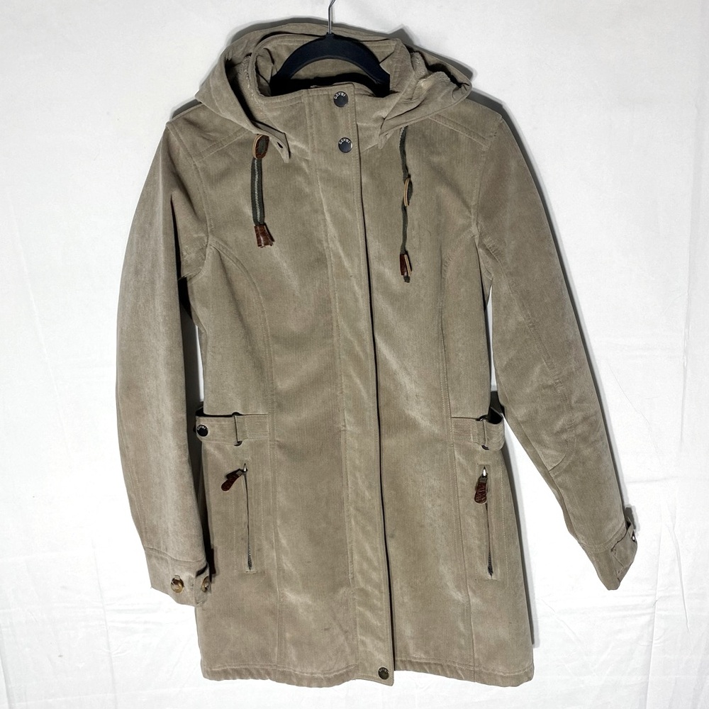 G.I.G.A. DX By Killtec Tan Beige Fleece Lined Jacket Coat 6 Utility